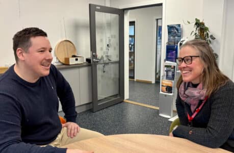 Pontus Lindroth og Jorunn Isaksen